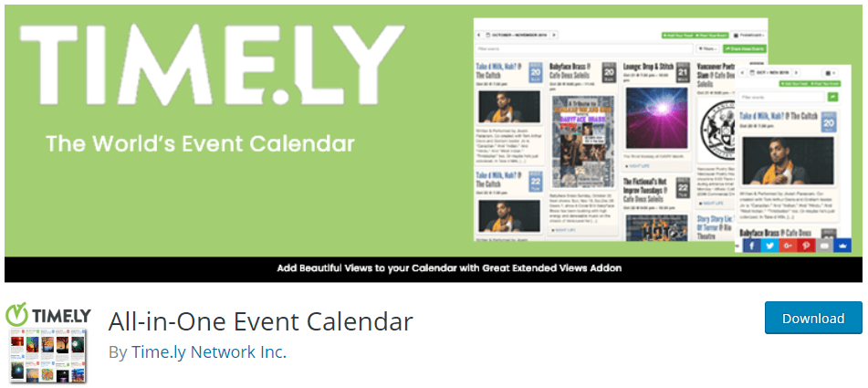 time.ly event calendar